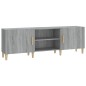 vidaXL Mueble para TV madera contrachapada gris Sonoma 150x30x50 cm