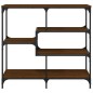 vidaXL Mesa consola madera de ingeniería marrón roble 103x32x95 cm vidaXL Mesa consola madera de ingeniería marrón roble 103x32x95 cm