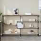 vidaXL Mesa consola madera contrachapada roble Sonoma 160x32x95 cm vidaXL Mesa consola madera contrachapada roble Sonoma 160x32x95 cm
