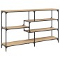 vidaXL Mesa consola madera contrachapada roble Sonoma 160x32x95 cm vidaXL Mesa consola madera contrachapada roble Sonoma 160x32x95 cm