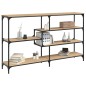 vidaXL Mesa consola madera contrachapada roble Sonoma 160x32x95 cm vidaXL Mesa consola madera contrachapada roble Sonoma 160x32x95 cm