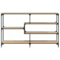 vidaXL Mesa consola madera contrachapada roble Sonoma 160x32x95 cm vidaXL Mesa consola madera contrachapada roble Sonoma 160x32x95 cm