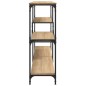 vidaXL Mesa consola madera contrachapada roble Sonoma 160x32x95 cm vidaXL Mesa consola madera contrachapada roble Sonoma 160x32x95 cm