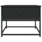 vidaXL Mesa de centro madera de ingeniería negra 51x51x40 cm vidaXL Mesa de centro madera de ingeniería negra 51x51x40 cm
