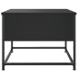 vidaXL Mesa de centro madera de ingeniería negra 51x51x40 cm vidaXL Mesa de centro madera de ingeniería negra 51x51x40 cm