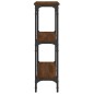 vidaXL Mesa consola madera de ingeniería marrón roble 100x22,5x75 cm vidaXL Mesa consola madera de ingeniería marrón roble 100x22,5x75 cm
