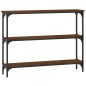 vidaXL Mesa consola madera de ingeniería marrón roble 100x22,5x75 cm vidaXL Mesa consola madera de ingeniería marrón roble 100x22,5x75 cm