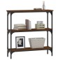 vidaXL Mesa consola madera de ingeniería marrón roble 75x22,5x75 cm vidaXL Mesa consola madera de ingeniería marrón roble 75x22,5x75 cm