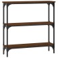 vidaXL Mesa consola madera de ingeniería marrón roble 75x22,5x75 cm vidaXL Mesa consola madera de ingeniería marrón roble 75x22,5x75 cm