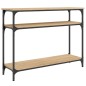 vidaXL Mesa consola madera de ingeniería roble Sonoma 100x29x75 cm