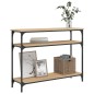 vidaXL Mesa consola madera de ingeniería roble Sonoma 100x29x75 cm