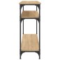 vidaXL Mesa consola madera de ingeniería roble Sonoma 100x29x75 cm