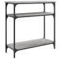 vidaXL Mesa consola madera de ingeniería gris Sonoma 75x29x75 cm vidaXL Mesa consola madera de ingeniería gris Sonoma 75x29x75 cm