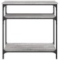 vidaXL Mesa consola madera de ingeniería gris Sonoma 75x29x75 cm vidaXL Mesa consola madera de ingeniería gris Sonoma 75x29x75 cm