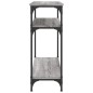 vidaXL Mesa consola madera de ingeniería gris Sonoma 75x29x75 cm vidaXL Mesa consola madera de ingeniería gris Sonoma 75x29x75 cm