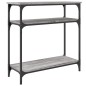 vidaXL Mesa consola madera de ingeniería gris Sonoma 75x29x75 cm vidaXL Mesa consola madera de ingeniería gris Sonoma 75x29x75 cm