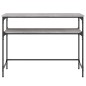 vidaXL Mesa consola madera de ingeniería gris Sonoma 100x35,5x75 cm