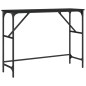 vidaXL Mesa consola madera de ingeniería negro 100x32x75 cm vidaXL Mesa consola madera de ingeniería negro 100x32x75 cm