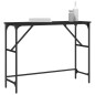 vidaXL Mesa consola madera de ingeniería negro 100x32x75 cm vidaXL Mesa consola madera de ingeniería negro 100x32x75 cm