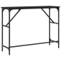 vidaXL Mesa consola madera de ingeniería negro 100x32x75 cm vidaXL Mesa consola madera de ingeniería negro 100x32x75 cm