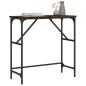 vidaXL Mesa consola madera de ingeniería roble ahumado 75x32x75 cm vidaXL Mesa consola madera de ingeniería roble ahumado 75x32x75 cm