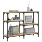 vidaXL Mesa consola madera de ingeniería roble Sonoma 102x29x75 cm vidaXL Mesa consola madera de ingeniería roble Sonoma 102x29x75 cm