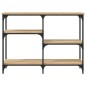 vidaXL Mesa consola madera de ingeniería roble Sonoma 102x29x75 cm vidaXL Mesa consola madera de ingeniería roble Sonoma 102x29x75 cm