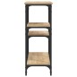 vidaXL Mesa consola madera de ingeniería roble Sonoma 102x29x75 cm vidaXL Mesa consola madera de ingeniería roble Sonoma 102x29x75 cm