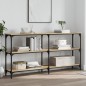 vidaXL Mesa consola madera de ingeniería roble Sonoma 150x29x75 cm vidaXL Mesa consola madera de ingeniería roble Sonoma 150x29x75 cm
