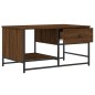 vidaXL Mesa de centro madera de ingeniería roble marrón 85,5x51x45 cm vidaXL Mesa de centro madera de ingeniería roble marrón 85,5x51x45 cm