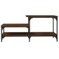 vidaXL Mesa de centro madera contrachapada roble marrón 100x50,5x45 cm vidaXL Mesa de centro madera contrachapada roble marrón 100x50,5x45 cm