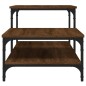 vidaXL Mesa de centro madera contrachapada roble marrón 100x50,5x45 cm vidaXL Mesa de centro madera contrachapada roble marrón 100x50,5x45 cm