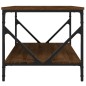 vidaXL Mesa de centro madera contrachapada roble marrón 90x50x45 cm vidaXL Mesa de centro madera contrachapada roble marrón 90x50x45 cm