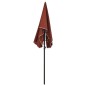 vidaXL Sombrilla de jardín con poste terracota 200x130 cm vidaXL Sombrilla de jardín con poste terracota 200x130 cm