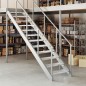 vidaXL Peldaño de rejilla acero galvanizado 70x24x7 cm vidaXL Peldaño de rejilla acero galvanizado 70x24x7 cm