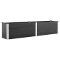 vidaXL Arriate de WPC gris 250x50x54 cm vidaXL Arriate de WPC gris 250x50x54 cm