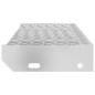 vidaXL Peldaño de rejilla acero galvanizado 70x24x7 cm vidaXL Peldaño de rejilla acero galvanizado 70x24x7 cm