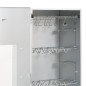 vidaXL Horno ahumador de BBQ con generador humo frío acero galvanizado