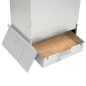 vidaXL Horno ahumador de BBQ con generador humo frío acero galvanizado