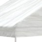 vidaXL Cenador con techo polietileno blanco 4,08x2,23x3,22 m vidaXL Cenador con techo polietileno blanco 4,08x2,23x3,22 m