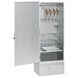 vidaXL Horno ahumador de BBQ con generador humo frío acero galvanizado