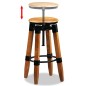 vidaXL Taburetes de cocina 2 unidades madera maciza de mango vidaXL Taburetes de cocina 2 unidades madera maciza de mango