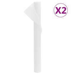 vidaXL Cubierta para plantas 2 rollos 70 g/m² 10x1,6 m