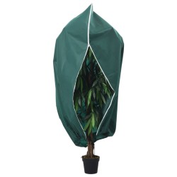 vidaXL Cubiertas para plantas con cremallera 4 uds 70 g/m² 1,2x1,8 m