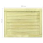 vidaXL Puerta de valla de jardín madera pino impregnada 75x100 cm vidaXL Puerta de valla de jardín madera pino impregnada 75x100 cm