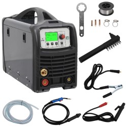 vidaXL Máquina de soldadura MIG/MMA/ Lift TIG 200 A