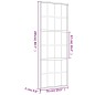 vidaXL Puerta corredera dorada vidrio ESG esmerilado aluminio 76x205cm vidaXL Puerta corredera dorada vidrio ESG esmerilado aluminio 76x205cm