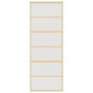 vidaXL Puerta corredera dorada vidrio ESG esmerilado aluminio 76x205cm vidaXL Puerta corredera dorada vidrio ESG esmerilado aluminio 76x205cm
