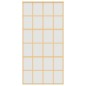 vidaXL Puerta corredera dorada de vidrio ESG esmerilado y aluminio vidaXL Puerta corredera dorada de vidrio ESG esmerilado y aluminio