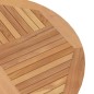 vidaXL Mesa de jardín plegable madera maciza de teca Ø 120x75 cm vidaXL Mesa de jardín plegable madera maciza de teca Ø 120x75 cm